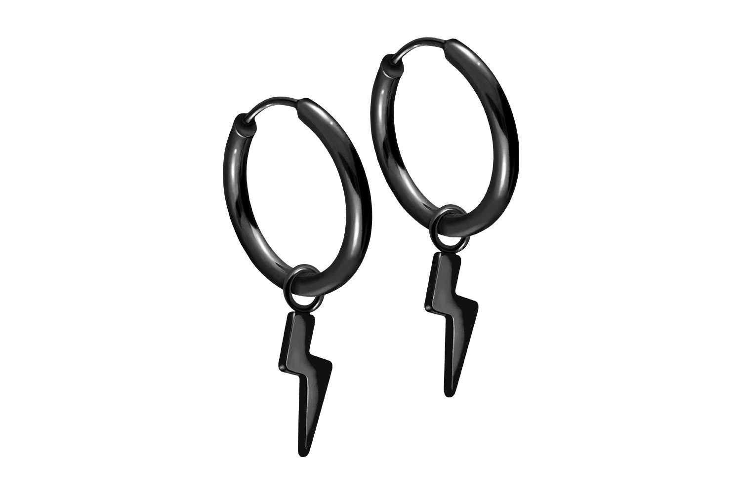 Chirurgenstahl Ohrclicker Creolen BLITZ von Piercingline